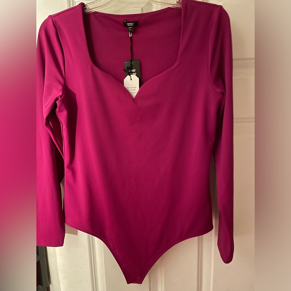 Express Bodysuit Magenta Pink